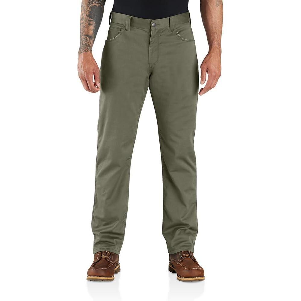 imageCarhartt Mens Relaxed Straight Force Lined PantDusty Olive