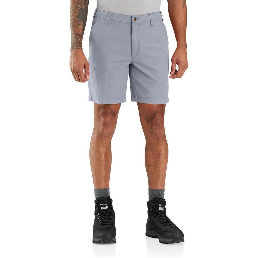 imageCarhartt Mens Rugged Flex Relaxed Fit 8in Canvas Work ShortSeacliff