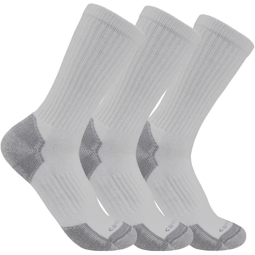imageCarhartt Mens SC6203M Midweight Cotton Blend Crew Sock 3PackGray
