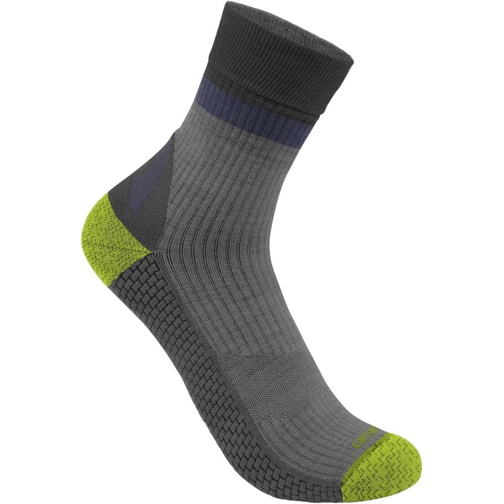 imageCarhartt Mens SS9120M Force Grid Lightweight SyntheticMerino Wool BlHeather Gray