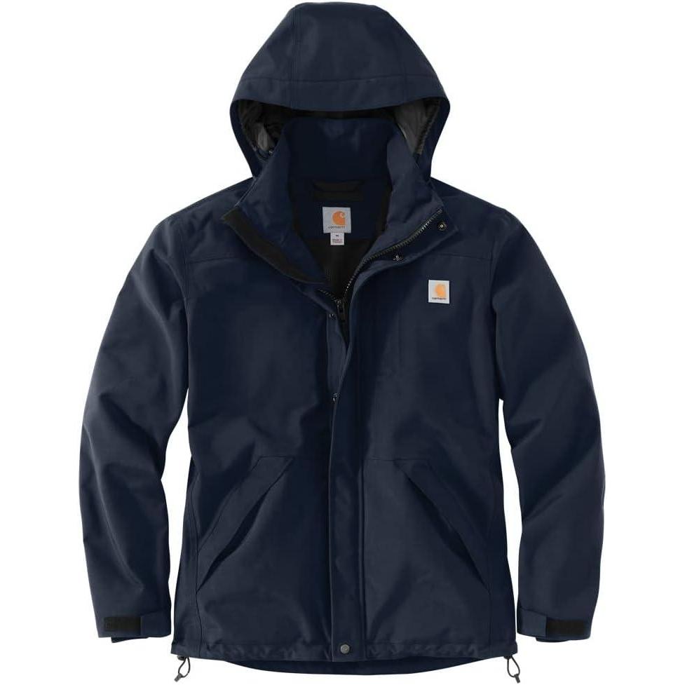 imageCarhartt Mens Storm Defender Loose Fit Heavyweight JacketNavy