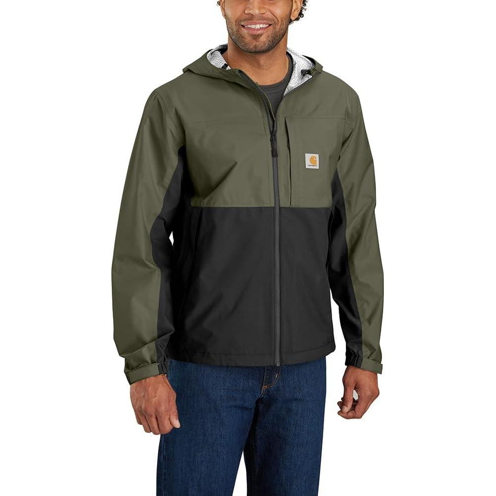 imageCarhartt Mens Storm Defender Relaxed Fit Lightweight Packable JacketBasilBlack