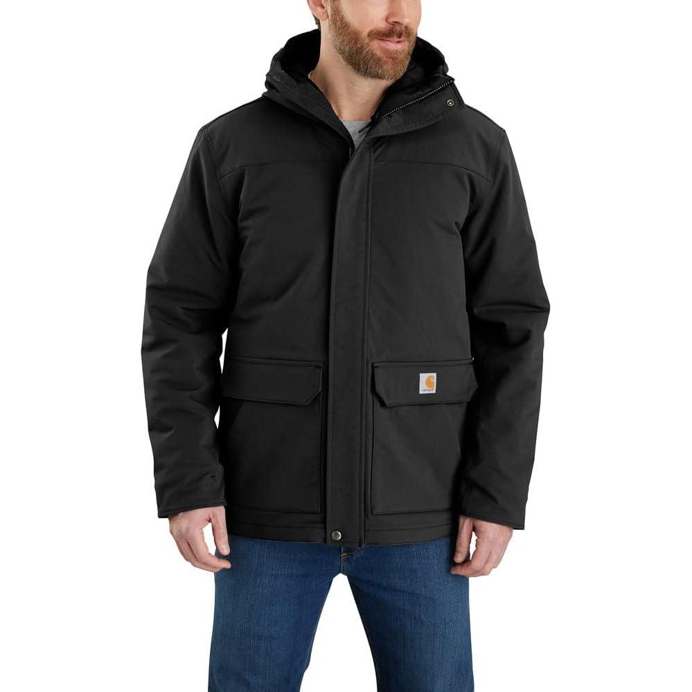 imageCarhartt Mens Super Dux Relaxed Fit Insulated Traditional CoatBlack