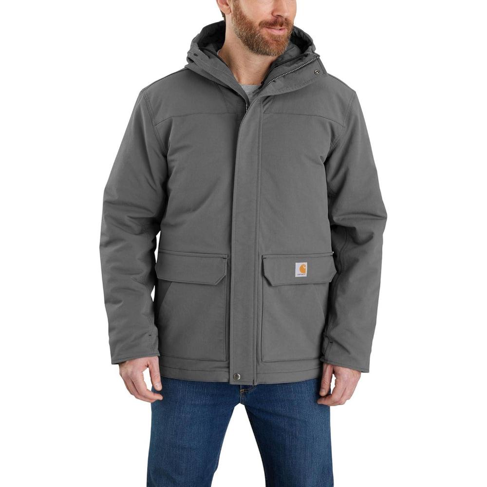 imageCarhartt Mens Super Dux Relaxed Fit Insulated Traditional CoatGravel