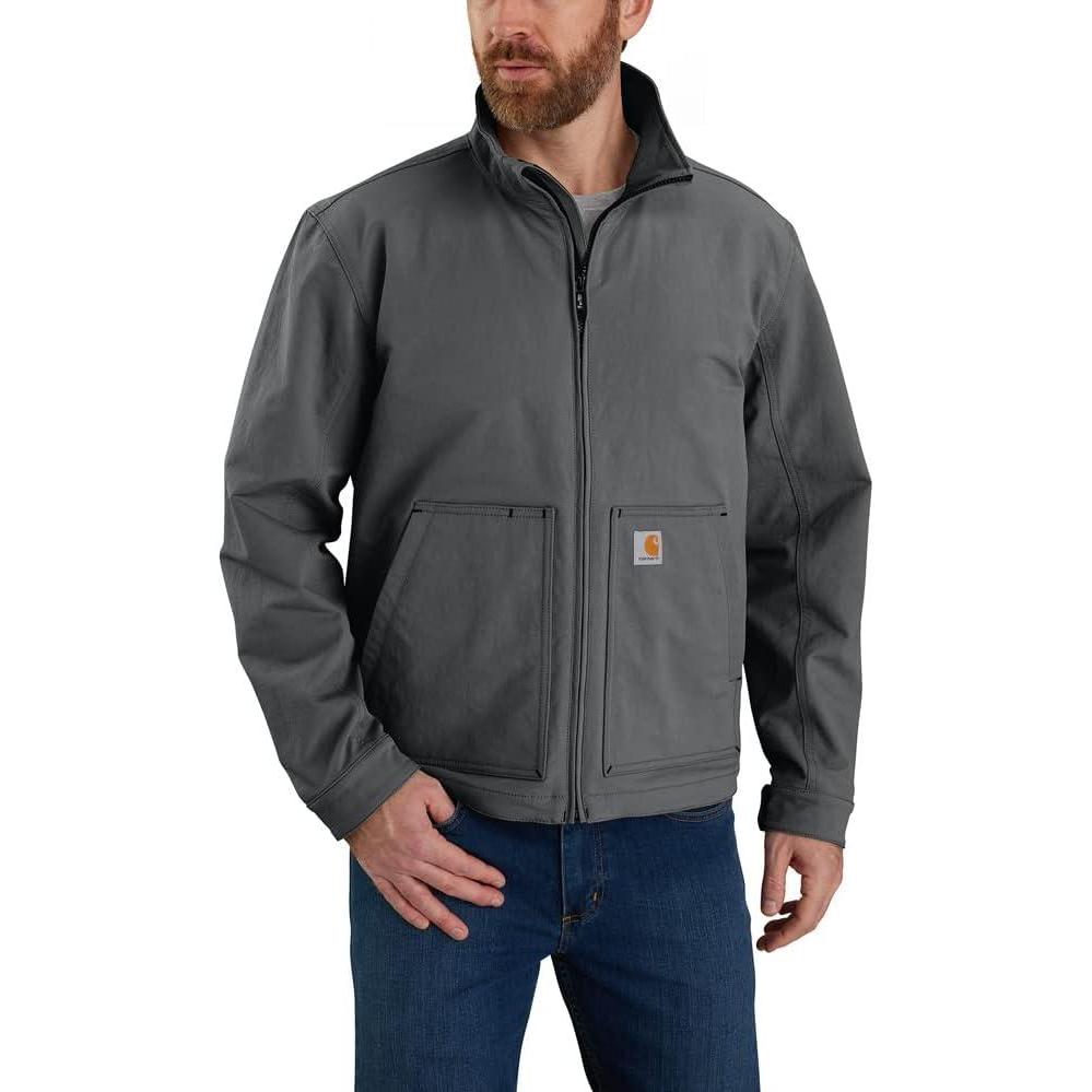 imageCarhartt Mens Super Dux Relaxed Fit Lightweight Softshell JacketGravel