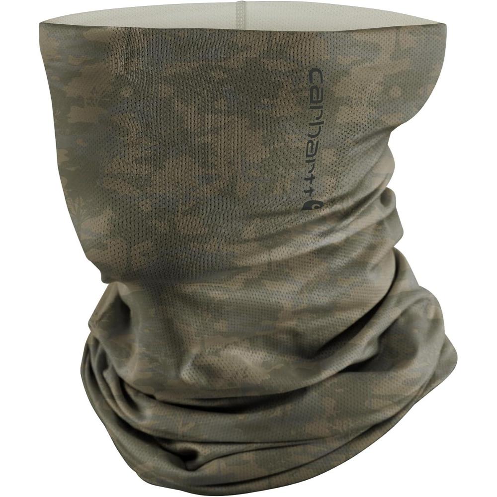 imageCarhartt Mens UP0252U Force Lightweight Cooling Neck GaiterTree Camoburnt Olive