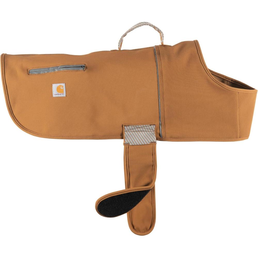 imageCarhartt Quick Duck Fleece Lined Dog Jac WaterRepellent Dog Vest Carhartt Brown XLargeCarhartt Brown