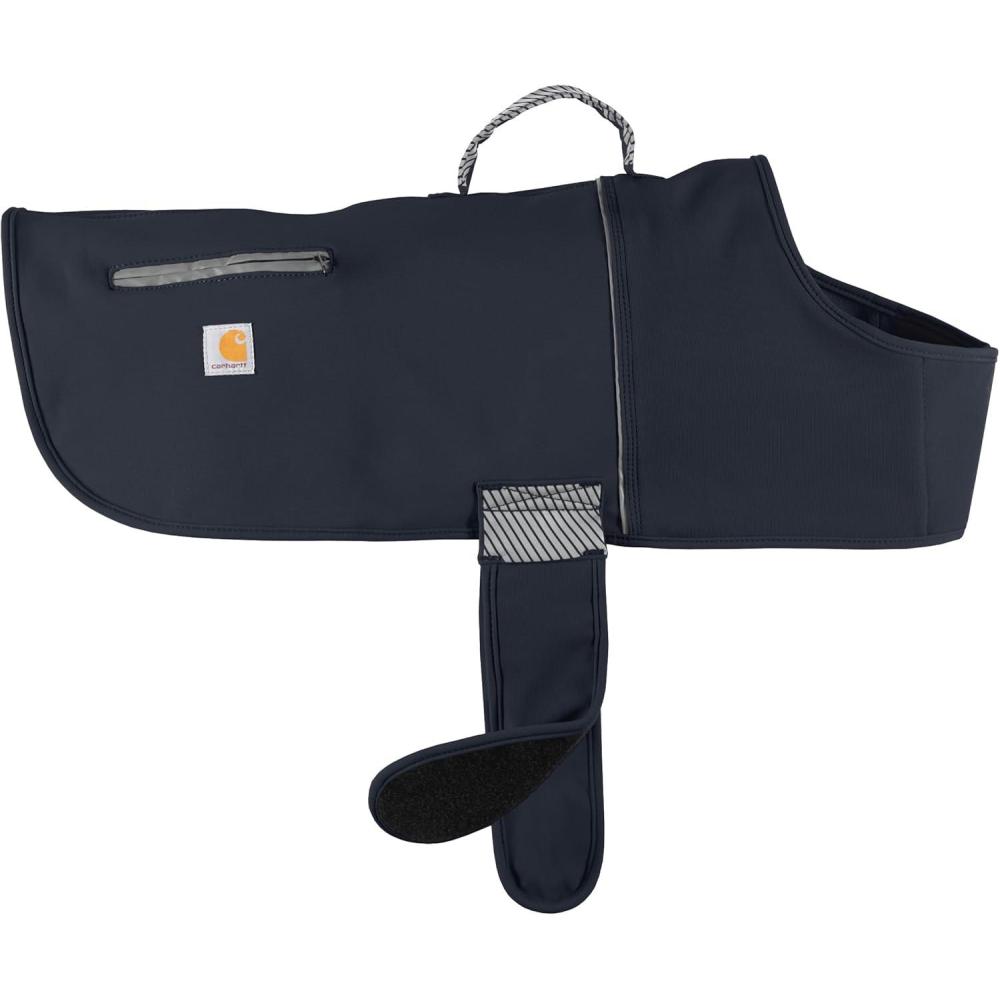 imageCarhartt Quick Duck Fleece Lined Dog Jac WaterRepellent Dog Vest Carhartt Brown XLargeDark Sapphire