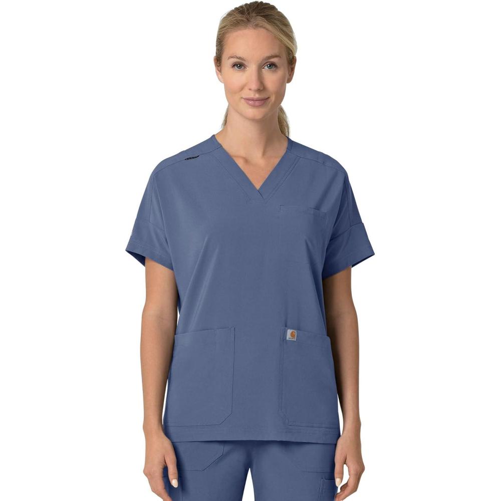 imageCarhartt Scrubs C13110 Womens Force CrossFlex Modern Fit Oversized VRiverside