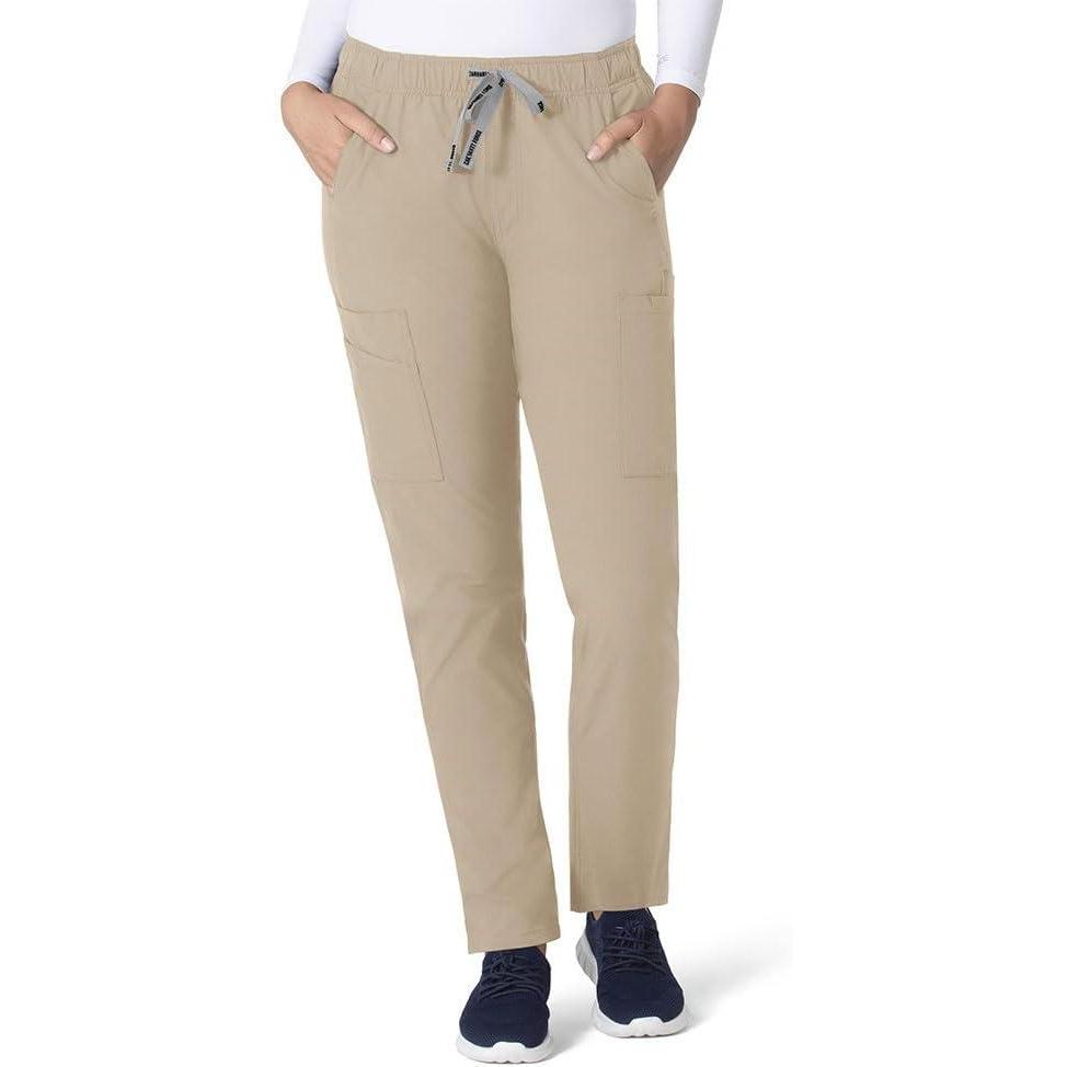 imageCarhartt Scrubs C51213 Womens Force Modern Fit Straight Leg PantKhaki