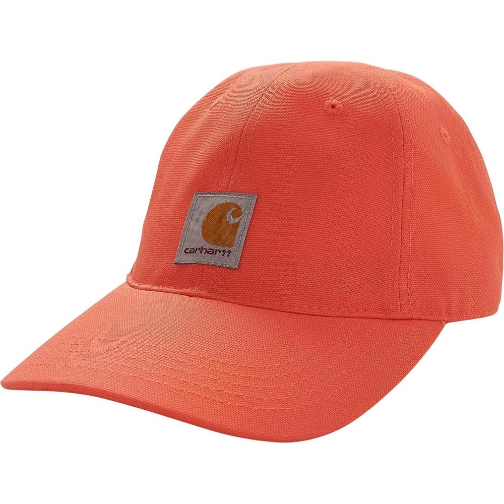 imageCarhartt Signature Canvas Baseball Cap HatLiving Coral