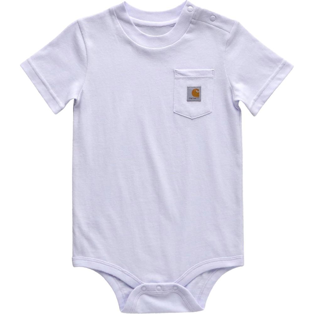 imageCarhartt Unisex Baby Shortsleeve Bodysuit Pocket TshirtFresh Lavender