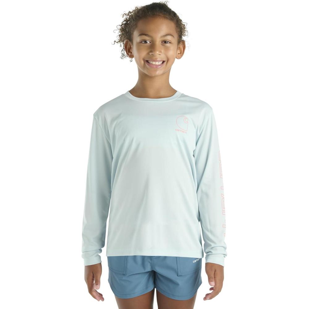 imageCarhartt Unisex Kids Long Sleeve Force Sun Defender TShirtLight Blue