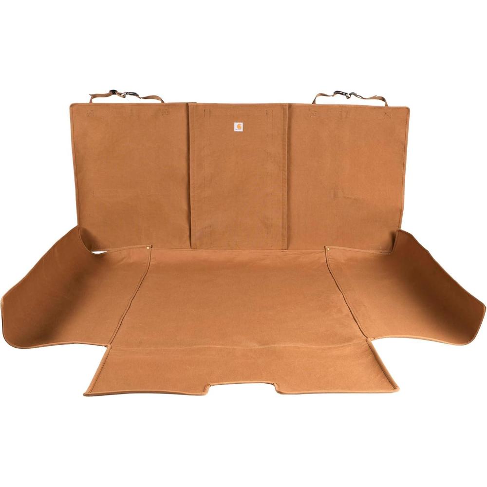 imageCarhartt Universal Fitted Nylon Duck Cargo Liner Durable WaterRepellent Liner Fits a Variety of Cargo Area Sizes BlackCarhartt Brown
