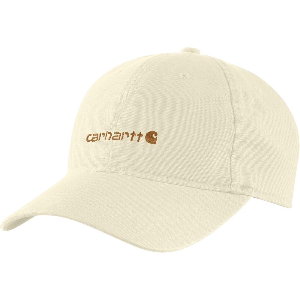 imageCarhartt Womens Canvas Embroidered Graphic CapUndyed Ecru