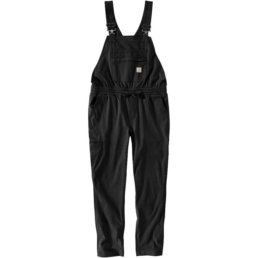 imageCarhartt Womens Force Relaxed Fit Ripstop Bib OverallBlack