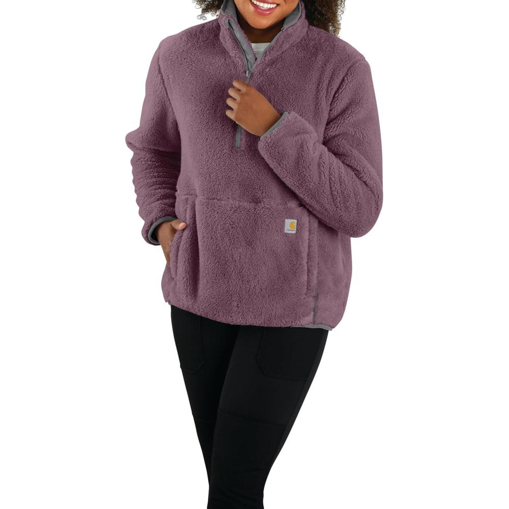 imageCarhartt Womens Loose Fit Fleece PulloverHuckleberry