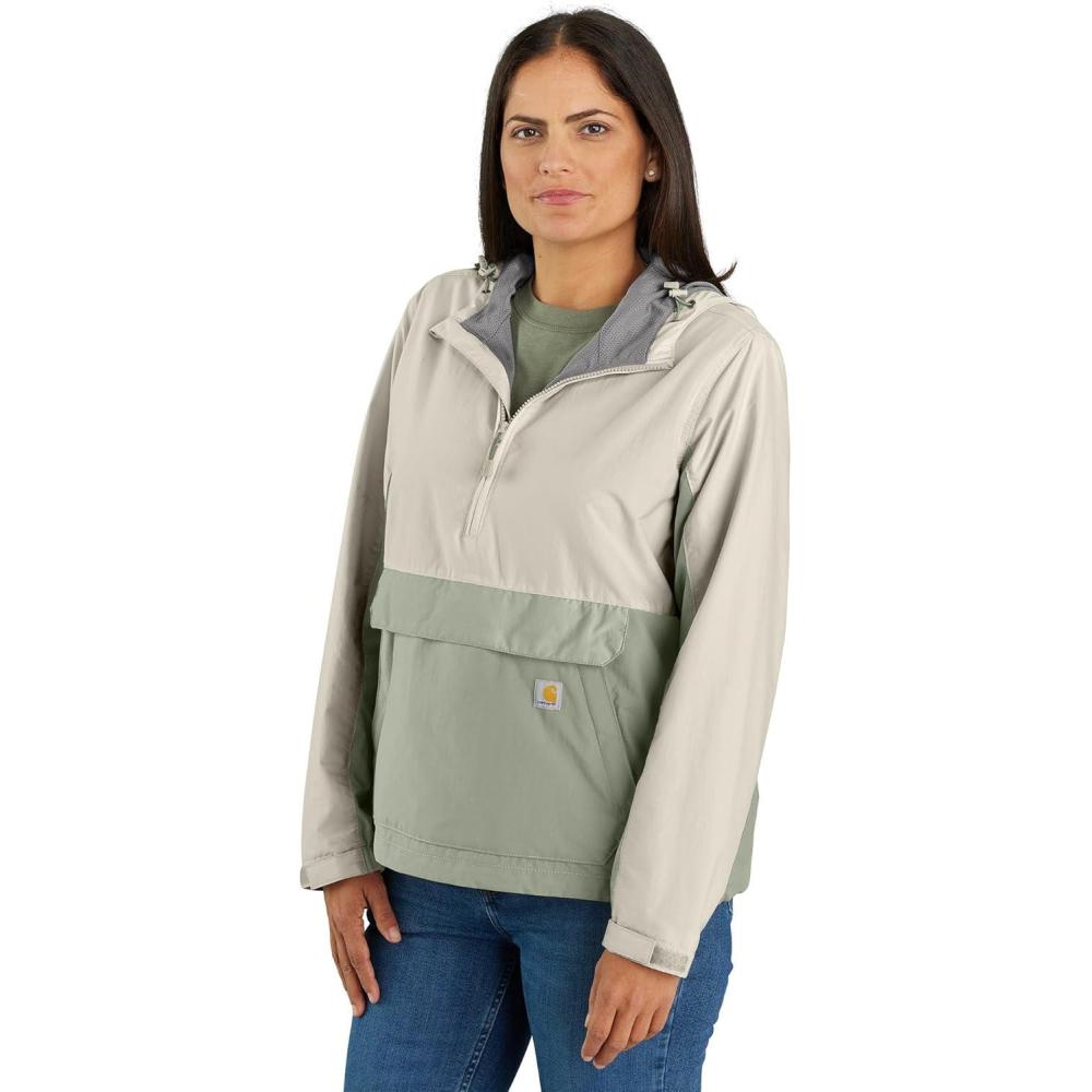 imageCarhartt Womens Rain Defender Relaxed Fit Lightweight CoatSageChalk