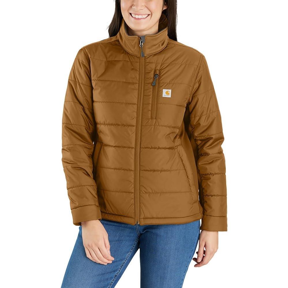 imageCarhartt Womens Rain Defender Relaxed Fit Lightweight Insulated JacketCarhartt Brown