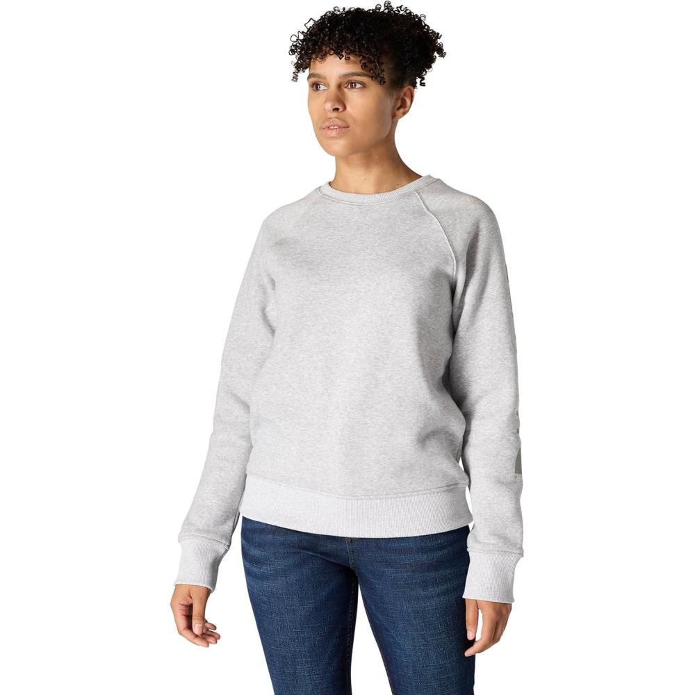 imageCarhartt Womens Relaxed Fit Midweight Graphic Crewneck SweatshirtHeather Grey