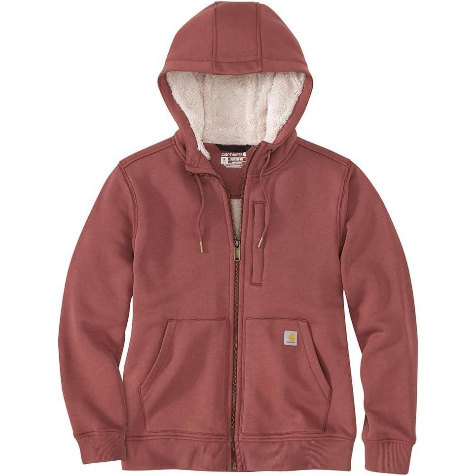 imageCarhartt Womens Relaxed Fit Midweight SherpaLined FullZip SweatshirtSable