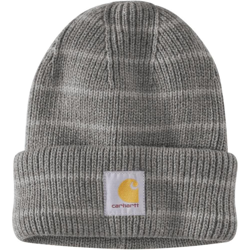 imageCarhartt Womens Rib Knit BeanieHeather Gray Stripe