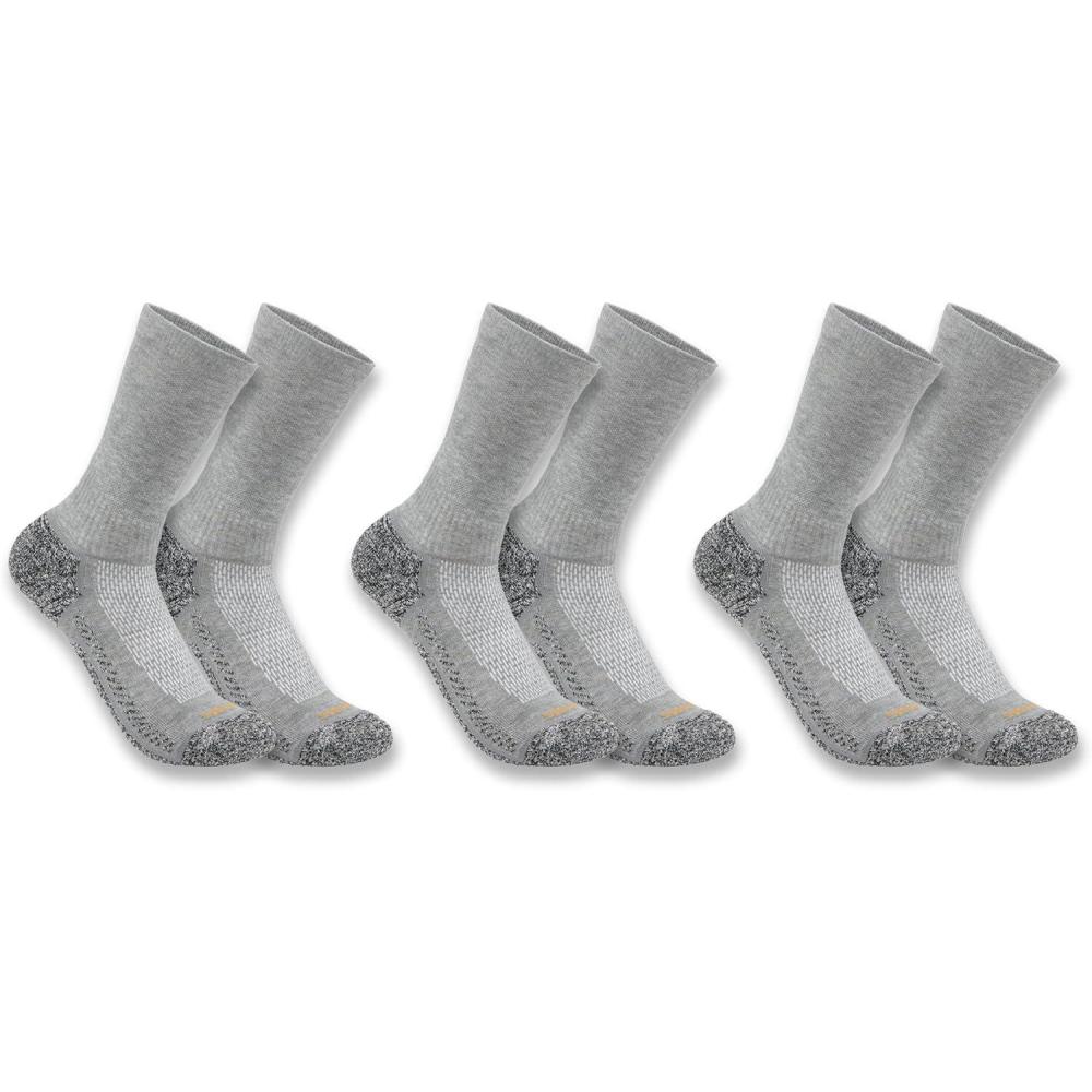 imageCarhartt Womens SC6423W Womens Force Midweight Crew Sock 3PackGrey