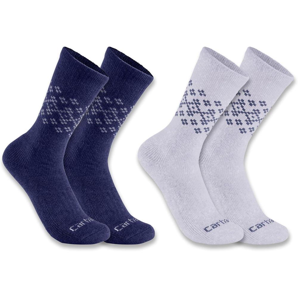 imageCarhartt Womens SC9642W Womens Midweight SyntheticWool Blend Fairisle Crew SAssorted 05