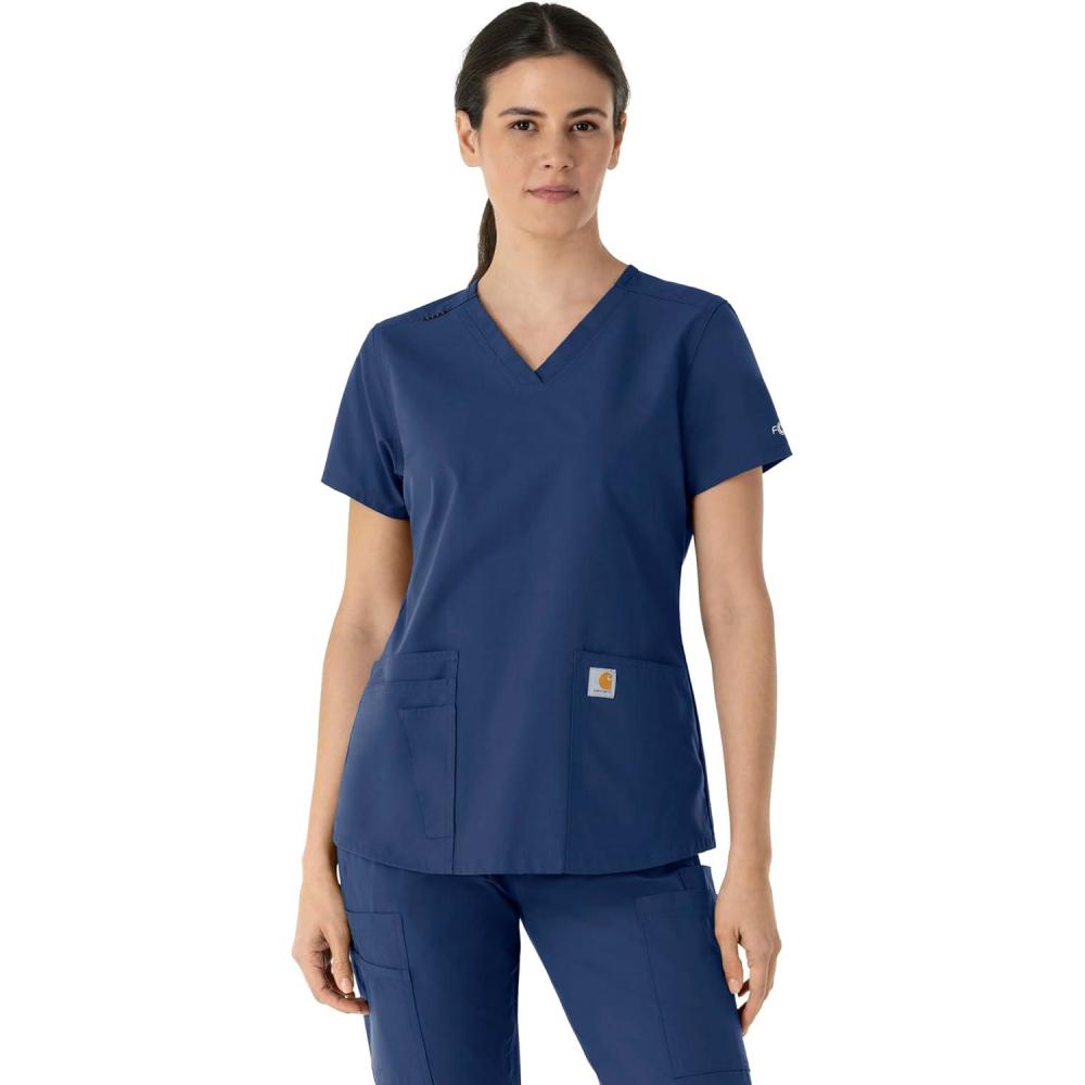 imageCarhartt Womens Scrub TopNavy