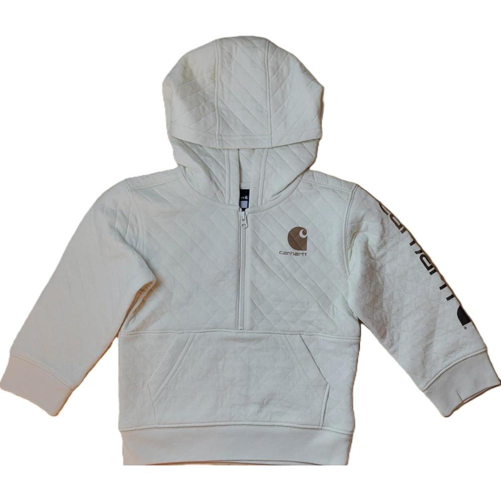 imageCarhartt boys Longsleeve Halfzip Hooded SweatshirtTurtledove
