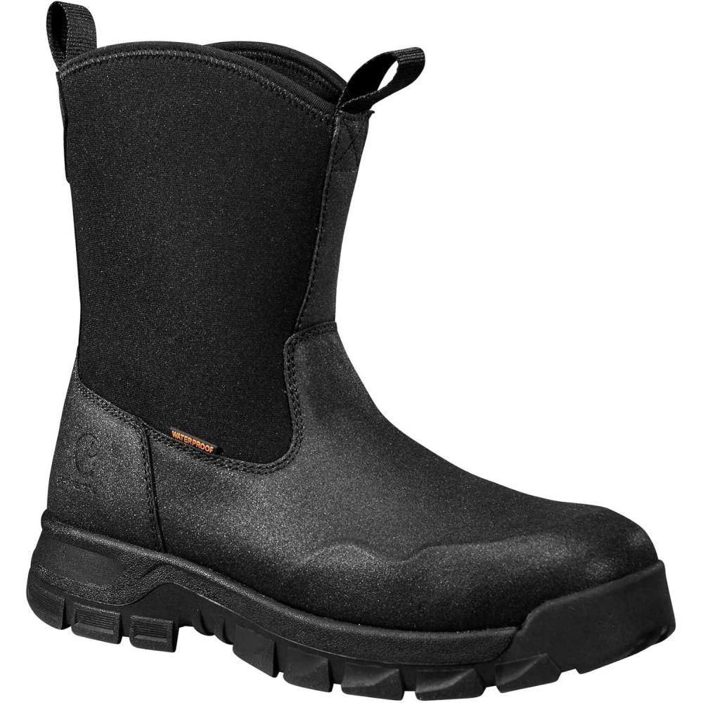 imageCarhartt mens Kentwood Waterproof 9quot Steel Toe WellingtonBlack