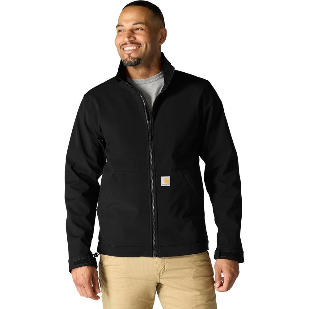 imageCarhartt mens Rain Defender Relaxed Fit Softshell JacketBlack