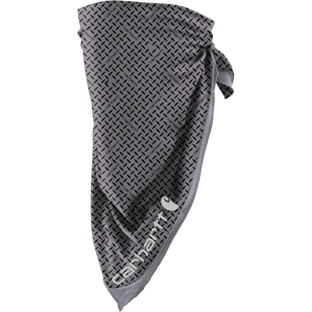 imageCarhartt unisexadult Force Lightweight BandanaSteel Plate Printgrey CloudBlack