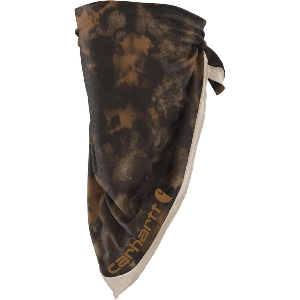 imageCarhartt unisexadult Force Lightweight BandanaWatercolor Camo PrintbrownDark Brown