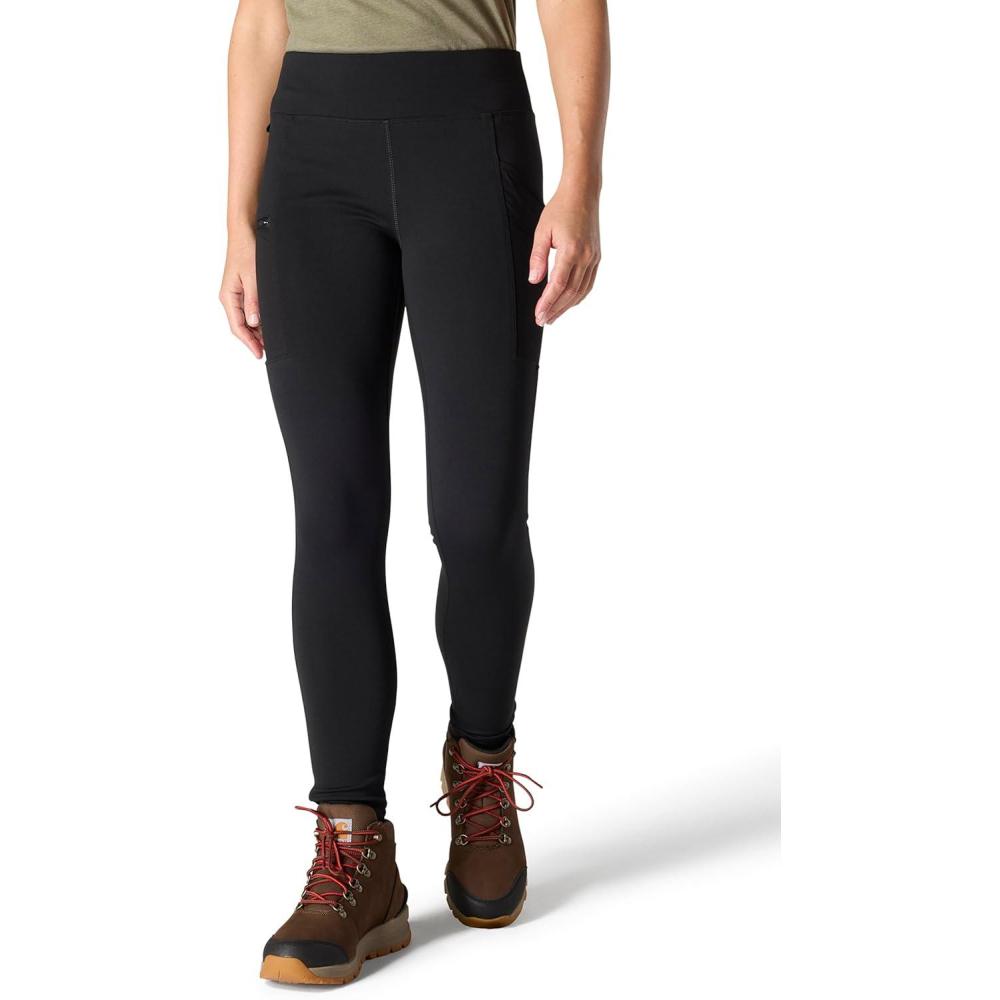 imageCarhartt womens Force Fitted Lightweight Utility LeggingBlack