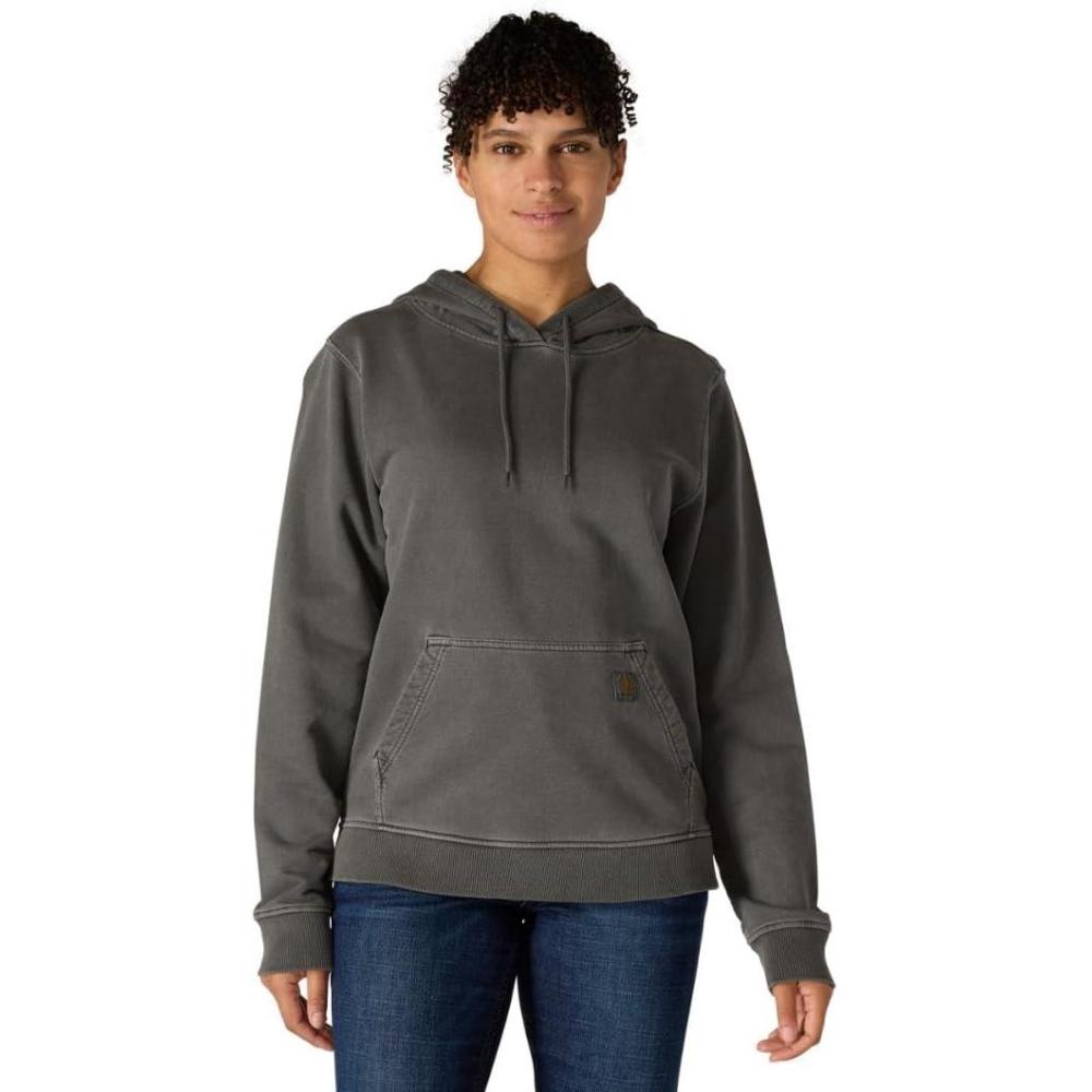 imageCarhartt womens Relaxed Fit Midweight Garment Dye French Terry Hooded SweatshirtShadow