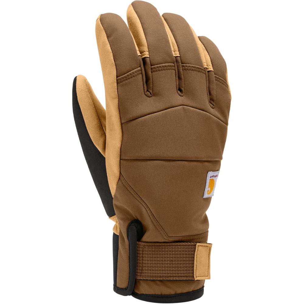 imageCarhartt womens Storm Defender Insulated Secure Cuff GloveBrown Barley