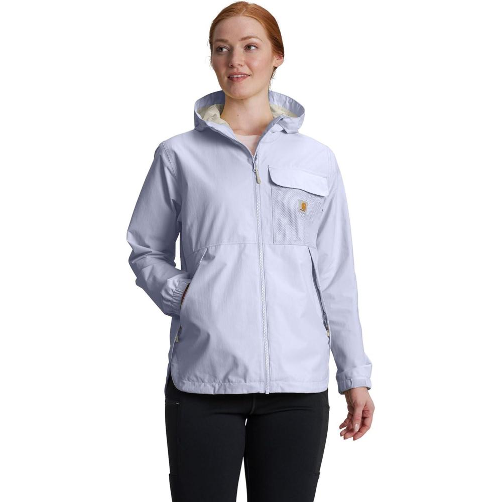 imageCarhartt womens Storm Defender Loose Fit Lightweight Hooded Packable JacketFresh Lavender