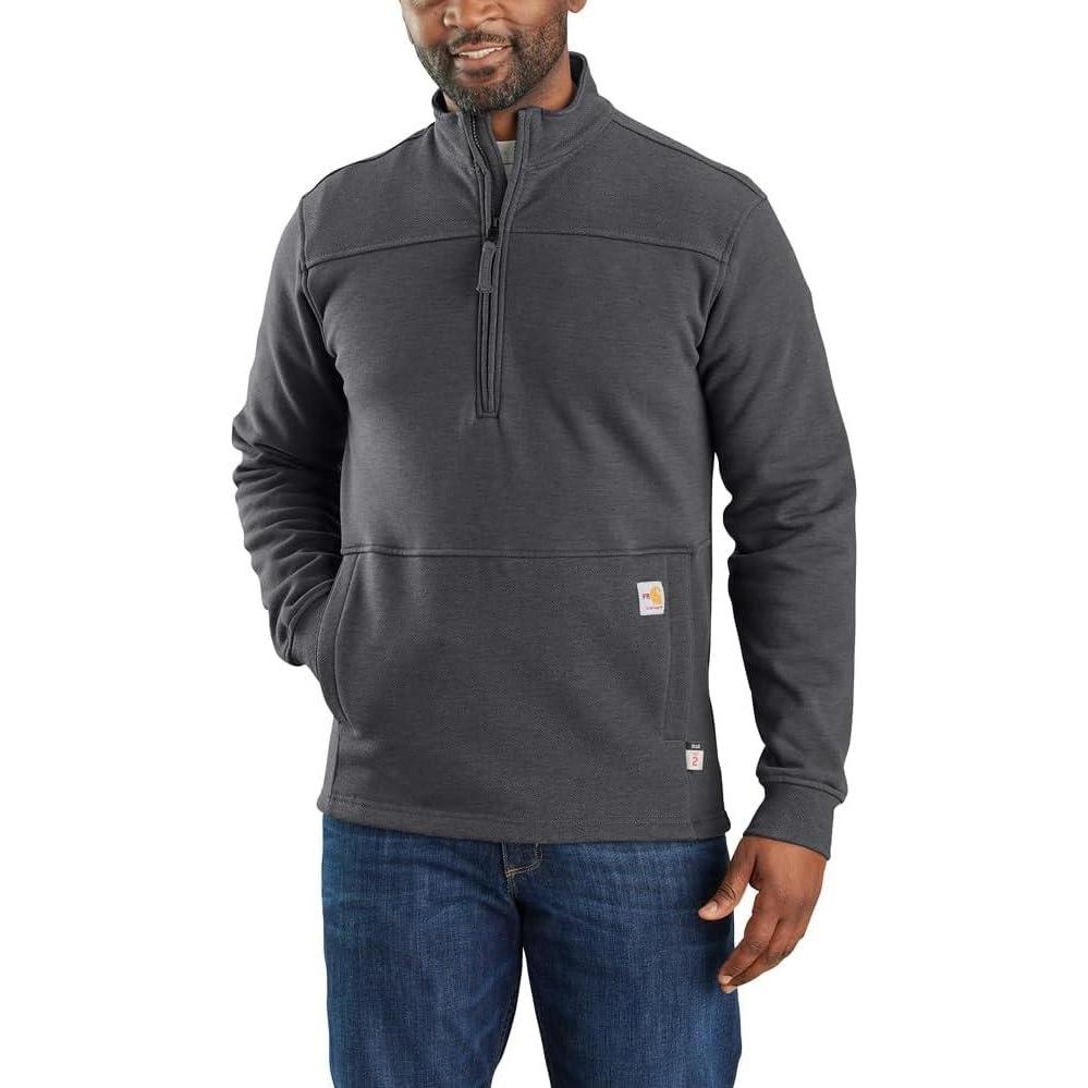 imageFR Rain Defender Relaxed Fit Mock Neck Fleece Pullover