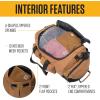 Carhartt 40L Utility Duffel, Heavy-Duty Gear Bag for Jobsite, Gym, & Travel, Duffel Bag(Duffel Bag (Carhartt Brown))