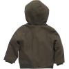 Carhartt Baby Boys’ Insulated Hooded Canvas Zip-up Jacket(Olive Green)