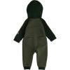 Carhartt Baby Boys’ Long-Sleeve Hooded Zip-Up Footless One-Piece Coverall(Bronze Green)
