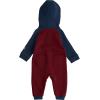 Carhartt Baby Boys’ Long-Sleeve Hooded Zip-Up Footless One-Piece Coverall(Tibetian Red)