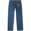 Carhartt Baby Boys Relaxed Fit Denim 5-Pocket Boot-Cut Jeans(Medium Wash)