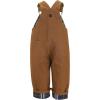 Carhartt Baby Boys’ Washed Canvas Flannel Lined Bib Overall(Carhartt Brown)