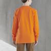 Carhartt Boys’ Long-Sleeve Logo Sleeve Pocket T-Shirt(Exotic Orange)
