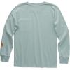 Carhartt Boys’ Long-Sleeve Logo Sleeve Pocket T-Shirt(Pastel Turquoise)