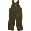Carhartt Boys Loose Fit Canvas Bib Overall(Olive Green)