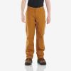 Carhartt Boys Loose Fit Denim Utility Boot-Cut Jeans(Carhartt Brown)