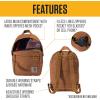 Carhartt Classic Mini Backpack, Durable, Water-Resistant Backpack with Adjustable Shoulder Straps, Carhartt Brown(Blind Duck Camo)